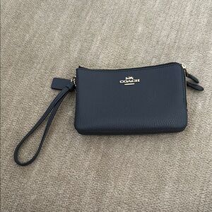 NWOT, Coach Wristlet, Midnight.